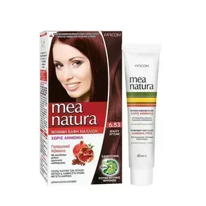 product 6.53 MEA NATURA ΣΕΤ ΒΑΦΗΣ ΧΩΡΙΣ ΑΜΜΩΝΙΑ 60ML ΑΚΑΖΟΥ ΧΡΥΣ