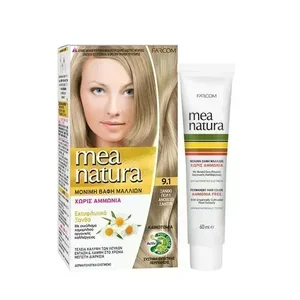 product 9.1 MEA NATURA ΣΕΤ ΒΑΦΗΣ ΧΩΡΙΣ ΑΜΜΩΝΙΑ 60ML ΞΑΝΘΟ Π.ΑΝ.ΣΑ