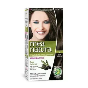 product 3.0 MEA NATURA ΣΕΤ ΒΑΦΗΣ ΧΩΡΙΣ ΑΜΜΩΝΙΑ 60ML ΚΑΣΤ.ΣΚΟΥΡΟ