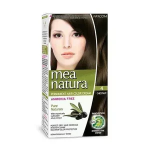 product 4 MEA NATURA ΣΕΤ ΒΑΦΗΣ ΧΩΡΙΣ ΑΜΜΩΝΙΑ 60ML ΚΑΣΤΑΝΟ