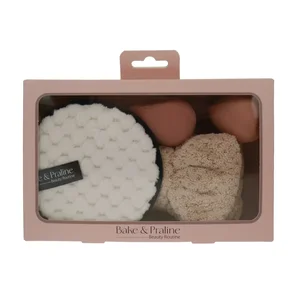 product Bake & Praline Σετ Περιποίησης & Μακιγιάζ με Κορδέλα & Σφουγγαράκια