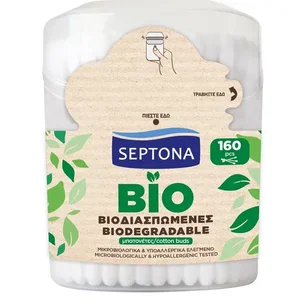 product Βιοδιασπώμενες Μπατονέτες 100% Βαμβάκι 160τμχ