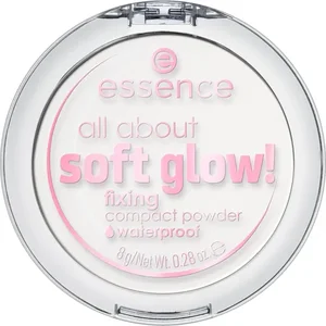 product all about soft glow! fixing compact powder waterproof