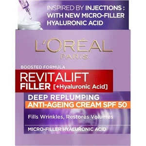 product Revitalift Filler Anti-age day cream SPF 50 (50 ml)